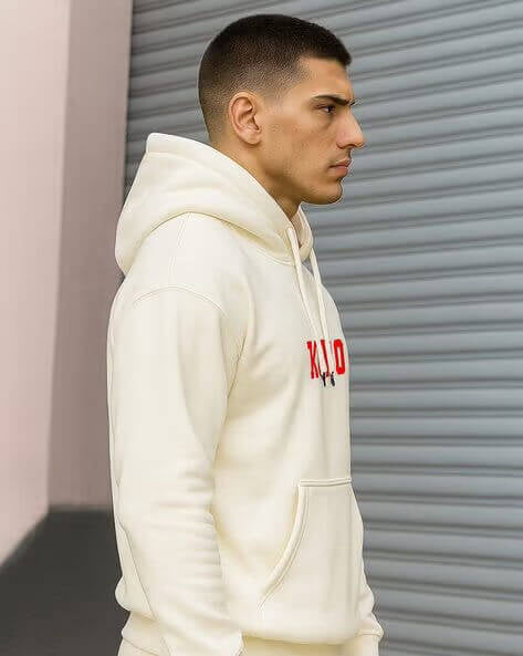 Men Off-White “Tokyo” Printed Hoodie | Minimal Streetwear D