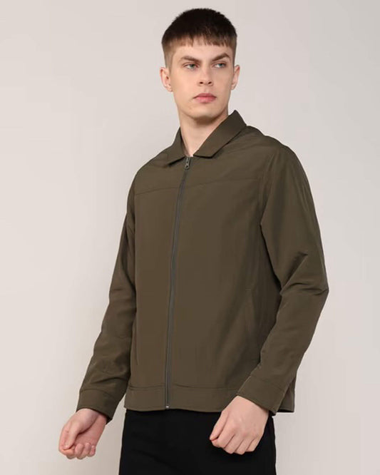 LEE COOPER
Men Relaxed Fit Zip-Front Jacket
