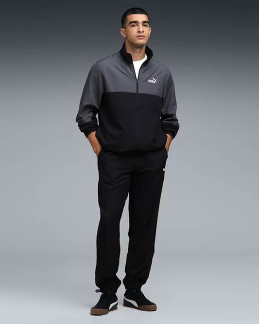 Men’s Colorblock Track Suit Set | Full Zip Sports Jacket & Jogger Pants