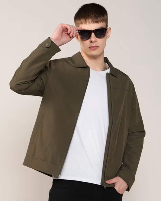 LEE COOPER
Men Relaxed Fit Zip-Front Jacket