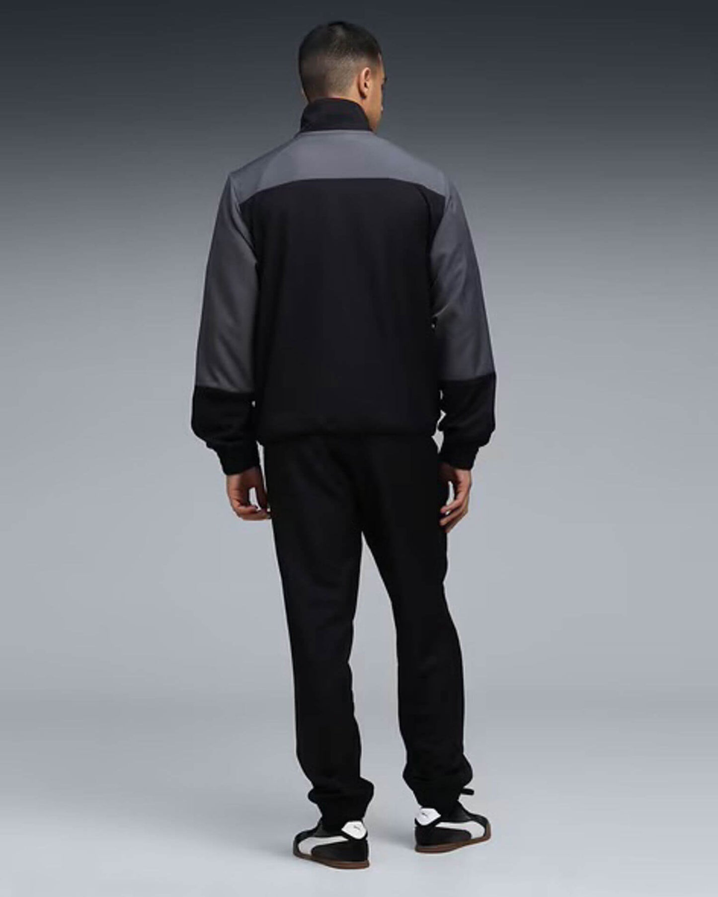 Men’s Colorblock Track Suit Set | Full Zip Sports Jacket & Jogger Pants